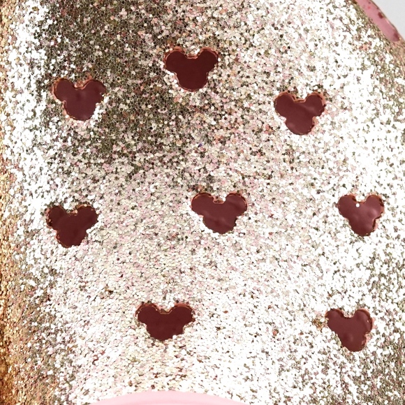 disney crocs rose gold